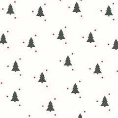 Christmas Tree New Year Background - Stock Vectro Illustration