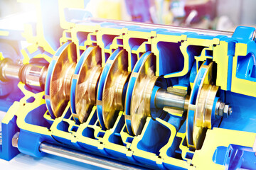 Multistage pump for water pipe