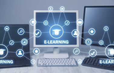 E-learning. Technology. Online Training. Webinar