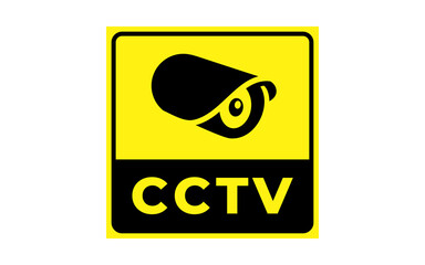 Obraz premium Illustration graphic vector of Warning Sticker for CCTV Camera design