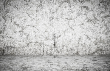 empty room, plaster wall, grey background