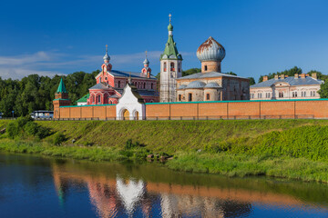 Staroladozhsky Nikolsky Monastery in the village of Staraya Ladoga - Leningrad region Russia