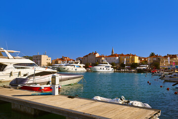 Fototapeta na wymiar Port in Budva Montenegro