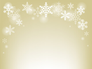 冬の背景素材　雪の結晶