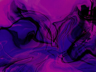 Abstract background blue and violet color, Fluid design acrylic artwork