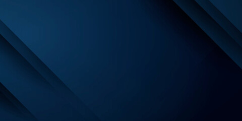 Abstract background futuristic elements on dark blue color banner geometric blue gradient texture with lines decoration