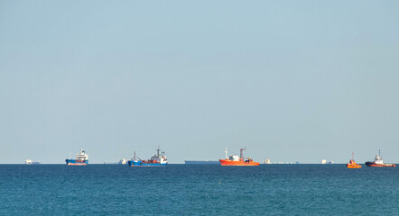 Fototapeta premium The Hero-City Of Novorossiysk. Tsemess Bay. Sujuk spit.