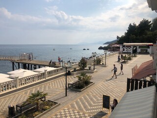 Obraz premium view of the beach