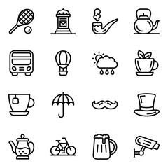 
London Elements Solid Icons Pack 
