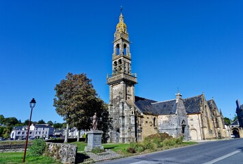Fototapeta na wymiar Eglise Saint-Sauveur, Le Faou, Finistère, Bretagne, France 