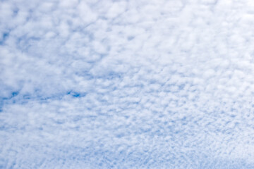 Obraz premium Blue sky with white clouds.