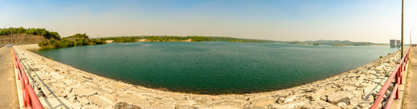 Panoramic View of Upper Dam at Ajodhya Hills, Purulia.