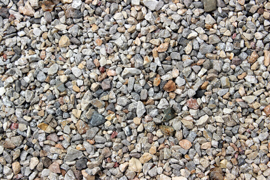 Broken stone ballast background