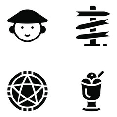 
Filipino Solid Icons Vectors Pack 
