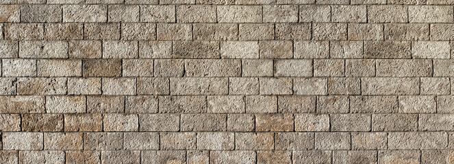 Stone wall texture banner background