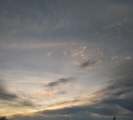 clouds at sunset