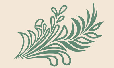 abstract floral design