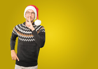 Christmas - Young man gesturing