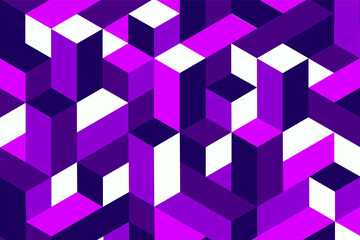 Geometric purple and blue abstract background. Vector illustration.