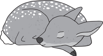 Reh Rehkitz Comic Illustration