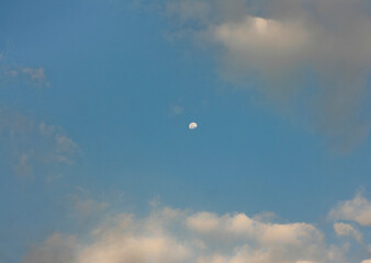moon in the sky background