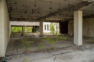 Abandoned houses of Pripyat