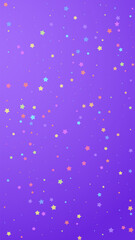 Festive ravishing confetti. Celebration stars. Col