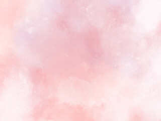Fototapeta premium Abstract pink watercolor background. Paint design element.