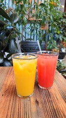 glass of orange juice