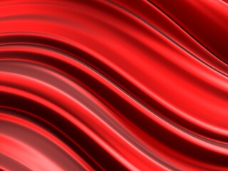 Red smooth waves. Luxury abstract background