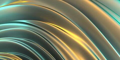 Colorful Liquid metallic wavy background