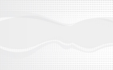 Halftone silver abstract background. Modern design template for web site, flyer, digital presentation, cover and magazine. Wavy concept for brochure, poster, backdrop and space for text