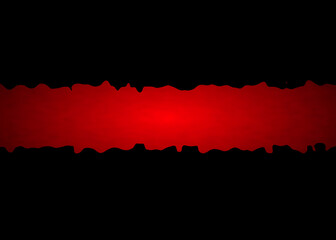 Red ribbon on black. Background - a texture to insert your text