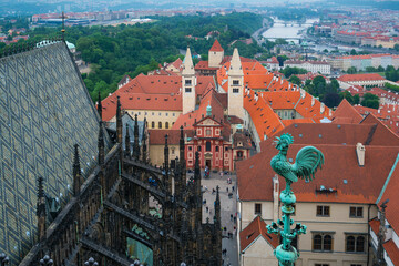 St. Vitus Cathedral, Prague Castle, Prague, Czech Republic, Europe