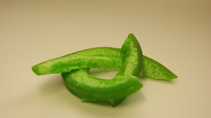 Dried pomelo on a white background
