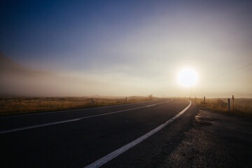 Snowy Mountains Landscape in Australia