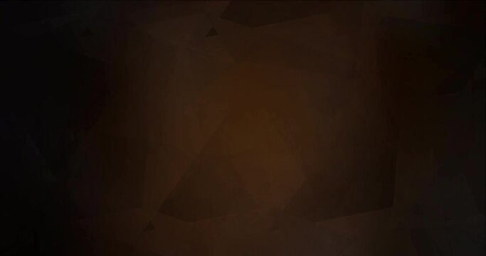 4K looping dark brown video with polygonal shapes. Colorful fashion clip in liquid style with gradient. Clip for mobile apps. 4096 x 2160, 30 fps. Codec Photo JPEG.
