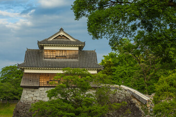 日本　熊本県熊本市、熊本城の戌亥櫓