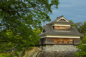 日本　熊本県熊本市、熊本城の戌亥櫓