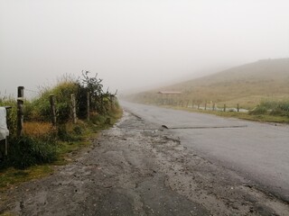 road in the countryside