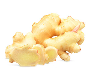 Ginger isolated on white background