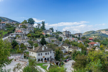 Fototapeta na wymiar Aristi village, one of the most beautiful villages in Zagori region, or Zagorochoria, in Epirus region, Greece, Europe.