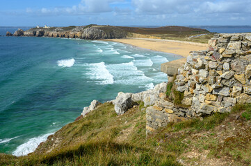 sea ​​view from the wild coast