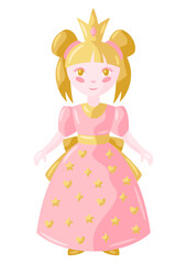 Illustration of little princess.