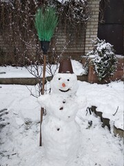 snowman in the park