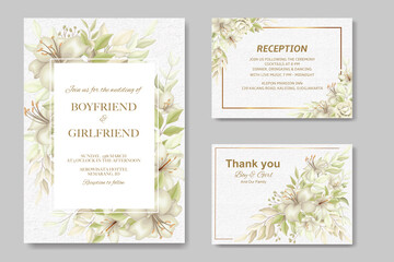 Fototapeta na wymiar wedding invitation card
