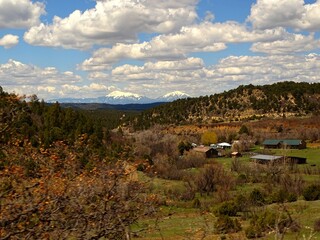 Fototapeta premium North America, USA, State of Colorado, between mountain and prairie