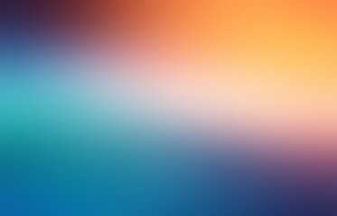 Blue yellow contrast blur background. Hot and cold illustration. Gradient smooth texture.