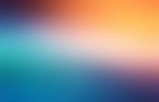 Blue yellow contrast blur background. Hot and cold illustration. Gradient smooth texture.