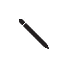 pencil icon. vector flat illustration